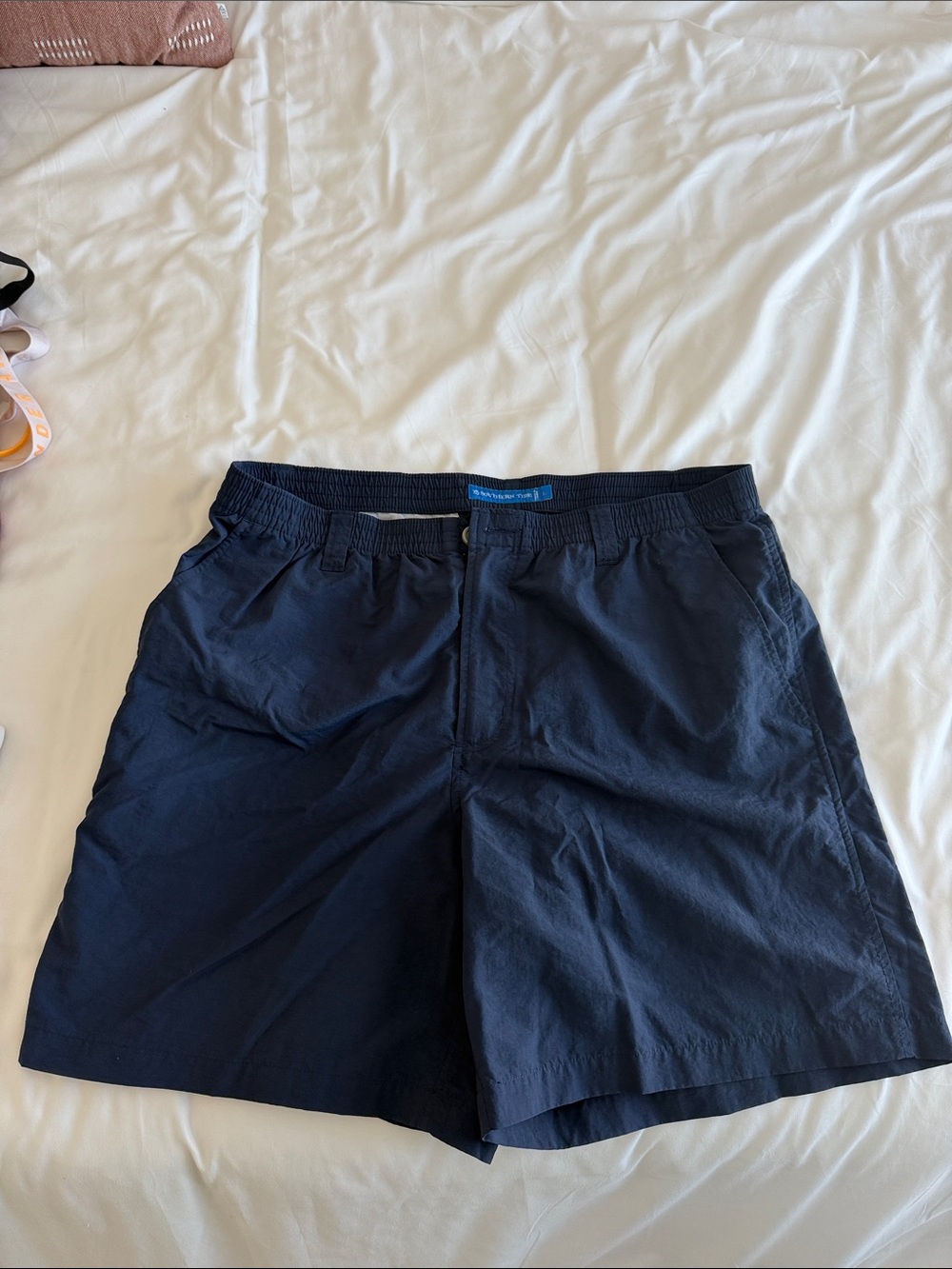 Southern Tide Men's Navy Flat-Front Shorts